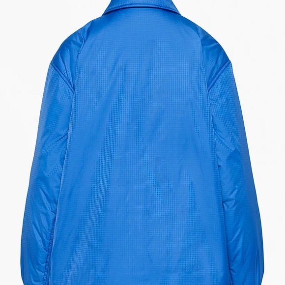 Aritzia blue coaches puffer - Picture 2 of 4